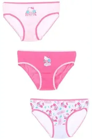 Hello Kitty Slip (3-St) Mädchen Unterwäsche Gr.98-128 cm rosa 122-128 cm