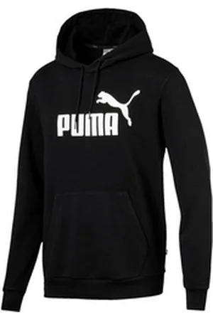PUMA Kapuzensweatshirt NOS ESS Hoody TR Big Logo, BLAC schwarz-weiss schwarz S