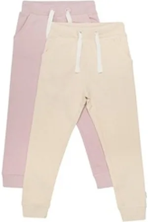 Minymo Sweathose MIBasic 37 (2-pack) - 3937 Klassische Sweatpant mit Schnüre rosa 92