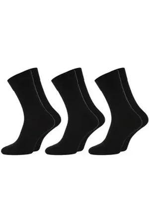 Chili Lifestyle Basicsocken Bambus Socken Damen Herren schwarze Komfortsocken (Multipack, 3-Paar, ein Design) atmungsaktiv supersoft schwarz 39-42