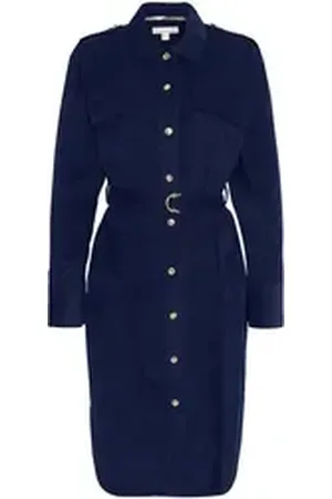 Barbour Midikleid Cordkleid Noelle blau 16