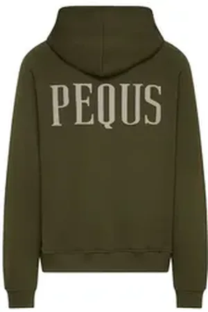 PEQUS Hoodie Back Logo grün M