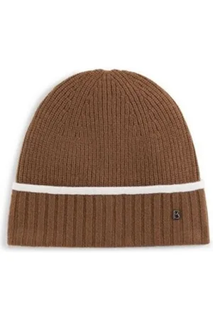 Bogner Strickmütze braun