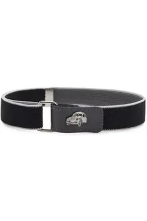 Ladeheid Stoffgürtel Jungen Gürtel Elastik-Gürtel 1-6 Jahre 34-65 cm P15S schwarz
