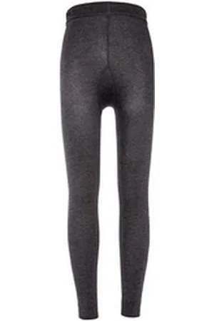 Ewers Strickleggings Kinder Leggings Strickleggings anthrazit meliert (1-tlg) grau 98-104