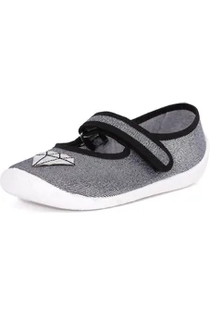 Ladeheid Kinder Mädchen Jungen Hausschuhe LARW007 Hausschuh grau 25 EU
