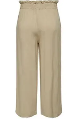 ONLY Slim-fit-Jeans ONLSOLVI HW LINEN BL CULOTTE PNT M