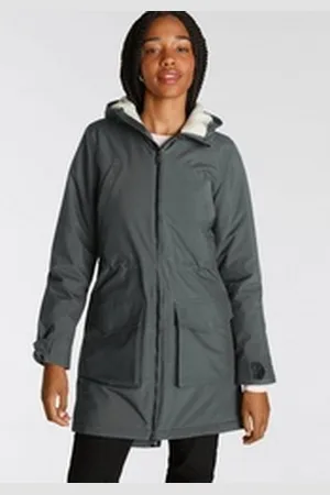 Jack Wolfskin Funktionsparka WINTER VILLAGE Windfeste & Wetterfeste Übergangsjacke grün L