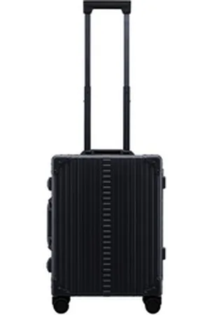 Aleon Handgepäck-Trolley Traveler, 4 Rollen, Aluminium schwarz