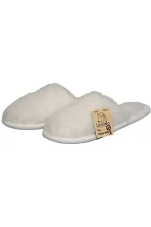 Linke Licardo Pantoffel - Hausschuhe aus 100 % Schurwolle in 8 Farben Pantoffel beige 40/41