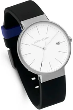 Jacob Jensen Titanuhr Armbanduhr Datum Titanium Timeless Nordic ⌀37mm