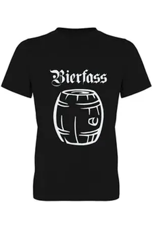 G-graphics T-Shirt Bierfass Herren T-Shirt, mit Frontprint, für den nächsten Partyabend schwarz L