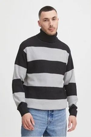 Solid Rollkragenpullover SDSerge Turtleneck 21301065-ME grau S