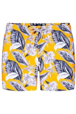 BONDI Badeshorts Premium Badehose Hastings ohne Netz Boardshorts schnelltrocknend gelb XL