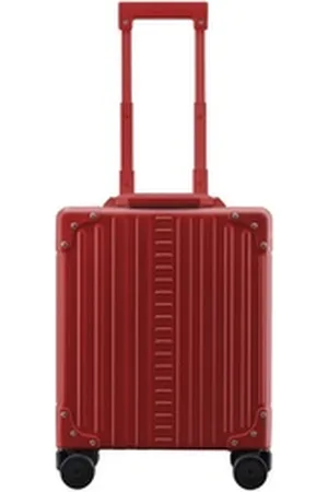 Aleon Handgepäck-Trolley Business, 4 Rollen, Aluminium rot