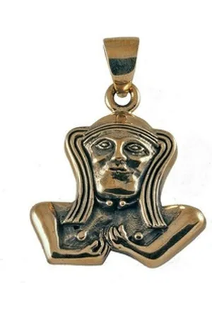 HOPLO Kettenanhänger Muttergöttin Göttin Keltisches Bronze Amulett Anhänger Schmuck Celtic