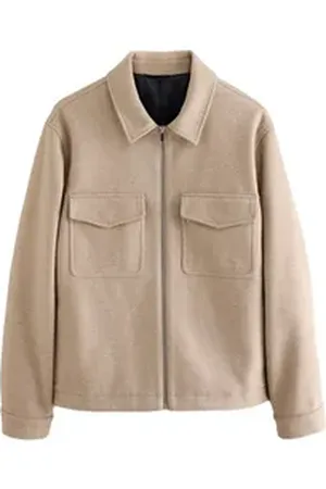 Next Kurzjacke Truckerjacke (1-St) braun 4XL (Normallänge)