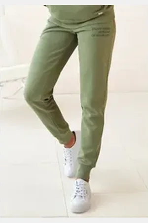 Buffalo Jogginghose mit seitlichen Eingrifftaschen, Loungeanzug grün 36/38