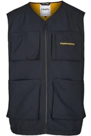 Cleptomanicx Kurzweste Weste Square Vest, G M, F black schwarz M
