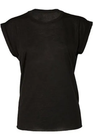 Bella T-Shirt 1er/2er Pack Damen Loose T-Shirt für Frauen u. Mädchen mit längerem Rücken und weiter Passform - verschiedene Farben schwarz XL