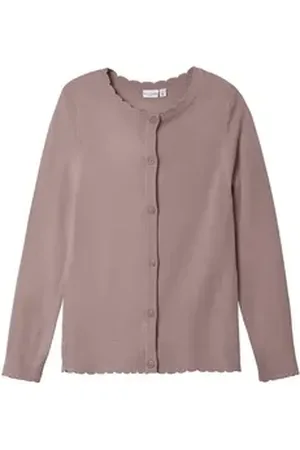 NAME IT Strickjacke NKFVAMONE LS KNIT CARD K NOOS rosa 104