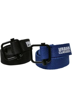 Urban classics Hüftgürtel Unisex Industrial Canvas Belt Kids 2-Pack schwarz