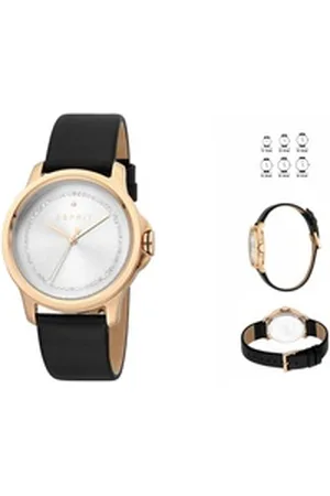 ESPRIT Quarzuhr Amen Armbanduhr Damenuhr ES1L147L0035 Analog Leder