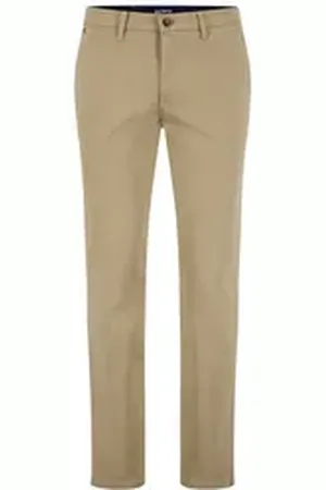 Atelier Gardeur Chinohose Benito Ganzjahres-Baumwollgabardine, elastisch beige 40