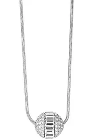 Buckley London Kette mit Anhänger grau|silberfarben