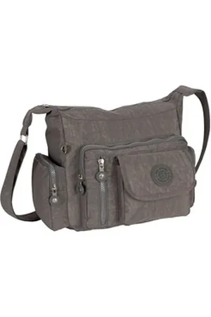 Bag Street Umhängetasche Damentasche Umhängetasche Handtasche Schultertasche Taupe Grau, als Schultertasche, Umhängetasche tragbar grau