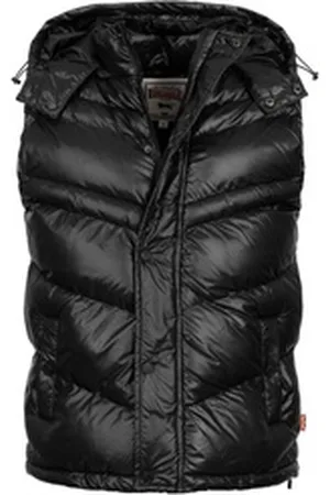Lonsdale London Steppweste Herren Winterweste Allerston schwarz 2XL