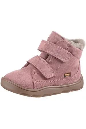 Froddo ® ZERU TEX FURRY BAREFOOT Barfußschuh Klettstiefel, Winterstiefel, Bequemschuh mit TEX-Membrane rosa 27 EU