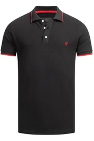 Alessandro Salvarini Poloshirt Herren Polo Shirt ASAdrianii mit gesticktem Logo schwarz L
