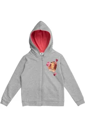 Paw Patrol United Labels® Sweatjacke Sweatjacke Mädchen Kapuzenpullover Reißverschluss Grau grau 110-116