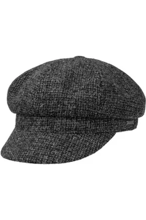 Stetson Ballonmütze (1-St) Baker-Boy-Mütze mit Schirm schwarz M (56-57 cm)