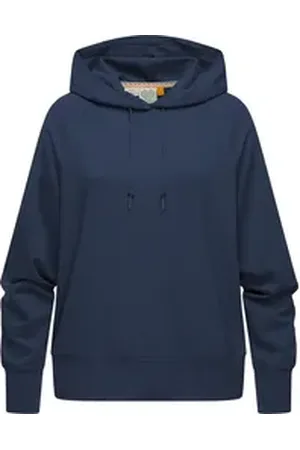 Ragwear Kapuzensweatshirt Tonna Moderner Damen Hoodie in angesagtem Oversize-Schnitt blau 5XL (50)