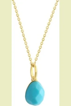 Jamelli Kette mit Anhänger 925/- Sterling Silber gelb