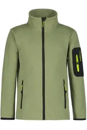 Icepeak Funktionsjacke K FLEECEJACKE KEVELAER mit hohem Stehkragen grün 140