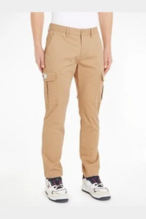 Tommy Hilfiger Cargohose TJM AUSTIN CARGO mit Logodetails braun 32