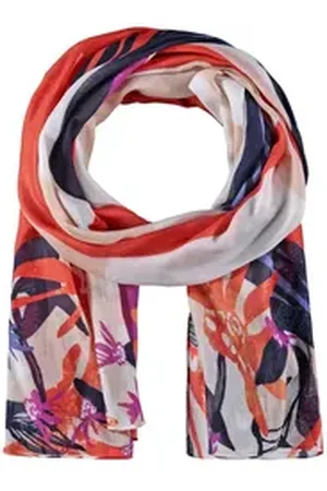 Gerry Weber Modeschal Schal mit floralem Muster bunt|rot