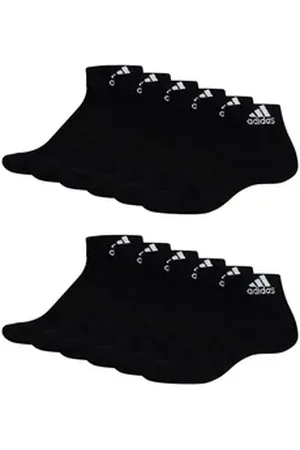 adidas Sportswear Socken Cushioned Quartersocken (6-Paar) mit Logo im Bund schwarz 40-42