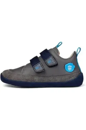 Affenzahn Barfußschuh Leder Buddy Sneaker grau 21 EU