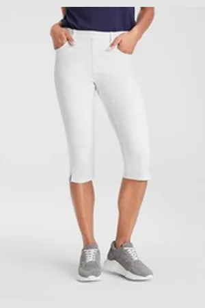 ARIZONA Caprijeans Ultra-Stretch extra-eng geschnittene Beinform, hoher Bund, in Capri-Länge weiß 42
