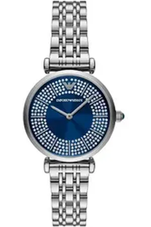 Emporio Armani Quarzuhr AR11627, Armbanduhr, Damenuhr, Edelstahlarmband, analog silberfarben