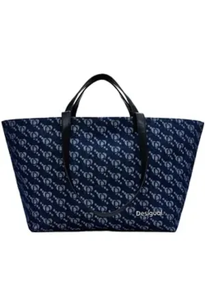 Desigual Shopper Cahuil Shopping Bag blau M | 57 cm x 29.5 cm x 18 cm