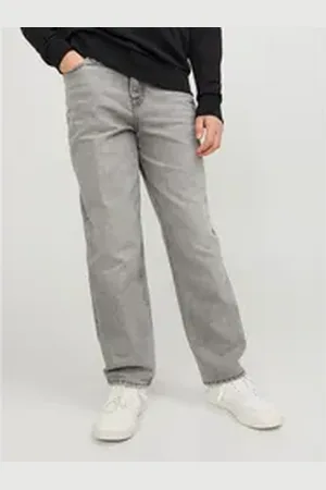 JACK & JONES Junior Loose-fit-Jeans JJICHRIS JJORIGINAL MF 928 NOOS JNR grau 146