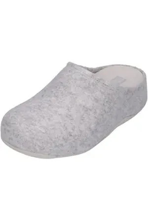 FitFlop SHUV CUSHY FELT CLOG Hausschuh Tiptoe Grey grau 41 EU