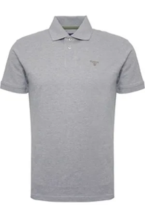 Barbour Poloshirt Poloshirt Lightweight Sports Polo grau L