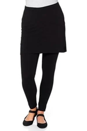Sheego By Joe Browns Leggings Große Größen Raffinierte Leggings mit Rock schwarz 50