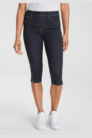 ARIZONA Caprijeans Ultra-Stretch extra-eng geschnittene Beinform, hoher Bund, in Capri-Länge blau 36